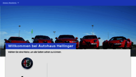 What Autohaus-hellinger.de website looked like in 2018 (6 years ago)