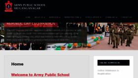 What Apssriganganagar.in website looked like in 2018 (6 years ago)