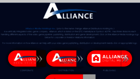 What Alliancemediaholdings.com website looked like in 2018 (6 years ago)