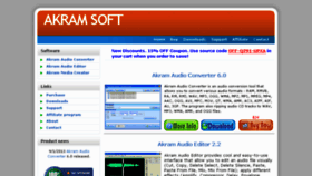What Akramsoft.net website looked like in 2018 (5 years ago)