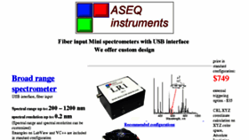 What Aseq-instruments.com website looked like in 2018 (5 years ago)