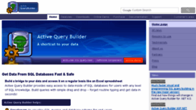 What Activequerybuilder.com website looked like in 2018 (5 years ago)