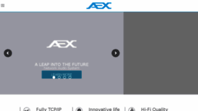 What Aexsystem.com website looked like in 2018 (5 years ago)