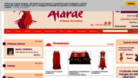 What Alarde.com website looked like in 2018 (6 years ago)