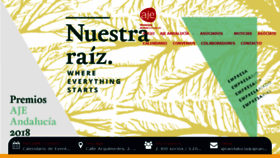 What Ajeandalucia.org website looked like in 2018 (5 years ago)