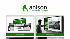 What Anison.ch website looked like in 2018 (5 years ago)