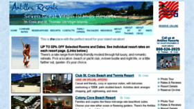 What Antillesresorts.com website looked like in 2018 (5 years ago)