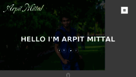 What Arpitmittal.in website looked like in 2018 (6 years ago)