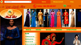 What Aodaiminhthu.com website looked like in 2018 (7 years ago)