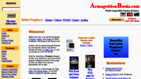What Armageddonbooks.com website looked like in 2018 (5 years ago)