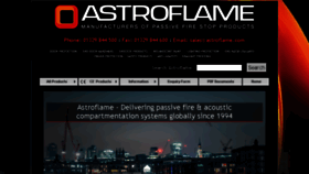 What Astroflame.com website looked like in 2018 (5 years ago)