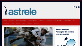 What Astrele.ro website looked like in 2018 (6 years ago)