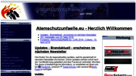 What Atemschutzunfaelle.eu website looked like in 2018 (6 years ago)