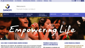 What Aventispharmaindia.com website looked like in 2018 (5 years ago)