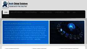 What Archglobalsolutions.com website looked like in 2018 (6 years ago)