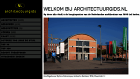 What Architectuurgids.nl website looked like in 2018 (5 years ago)