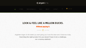 What Arganfarm.com website looked like in 2018 (6 years ago)
