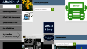 What Affaldplus.dk website looked like in 2018 (6 years ago)