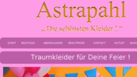 What Astrapahl.com website looked like in 2018 (6 years ago)