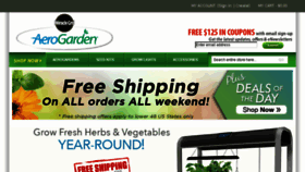 What Aerogardendirect.ca website looked like in 2018 (5 years ago)