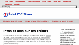 What Avis-credits.com website looked like in 2018 (5 years ago)