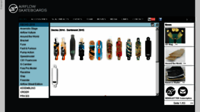 What Airflow-skateboards.com website looked like in 2018 (5 years ago)