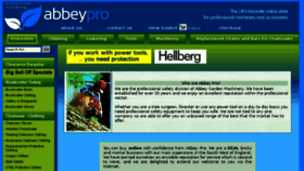 What Abbeypro.co.uk website looked like in 2018 (6 years ago)