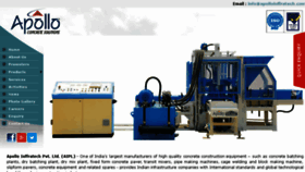 What Apolloinfratech.com website looked like in 2018 (7 years ago)