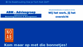 What Abm-adviesgroep.nl website looked like in 2018 (5 years ago)