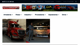 What Autotransporte.mx website looked like in 2018 (6 years ago)
