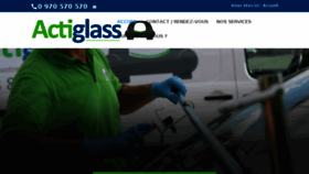 What Actiglass.com website looked like in 2018 (5 years ago)