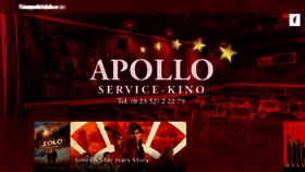 What Apollo-service-kino.de website looked like in 2018 (5 years ago)