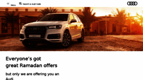 What Audi-dubai.com website looked like in 2018 (6 years ago)