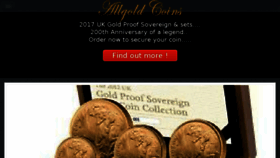 What Allgoldcoins.co.uk website looked like in 2018 (5 years ago)