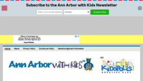 What Annarborwithkids.com website looked like in 2018 (6 years ago)