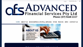 What Advancedfinancial.com.au website looked like in 2018 (7 years ago)