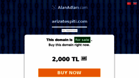 What Arizatespiti.com website looked like in 2018 (5 years ago)
