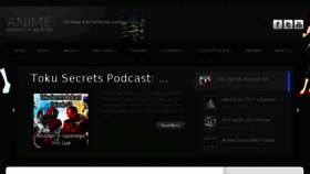 What Animesecrets.org website looked like in 2018 (7 years ago)