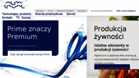 What Alfalaval.pl website looked like in 2018 (5 years ago)
