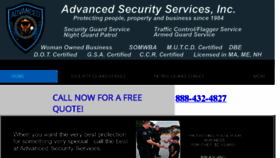 What Advancedsecurityservices.net website looked like in 2018 (5 years ago)