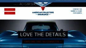 What Americancollectorsins.com website looked like in 2018 (5 years ago)