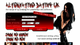 What Alternativedatinguk.co.uk website looked like in 2018 (5 years ago)