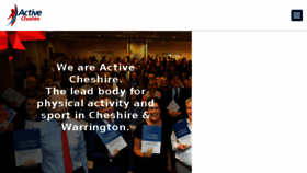 What Activecheshire.org website looked like in 2018 (6 years ago)