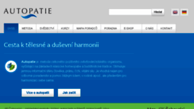 What Autopatie.cz website looked like in 2018 (6 years ago)