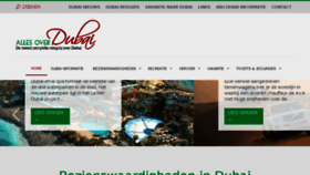 What Allesoverdubai.info website looked like in 2018 (5 years ago)
