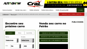 What Autoshow.com.br website looked like in 2018 (5 years ago)