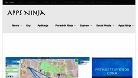 What Appsninja.pl website looked like in 2018 (5 years ago)