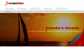 What Armadorbilisim.com website looked like in 2018 (5 years ago)