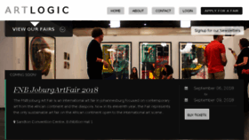 What Artlogic.co.za website looked like in 2018 (6 years ago)