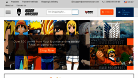 What Animemansion.com website looked like in 2018 (5 years ago)